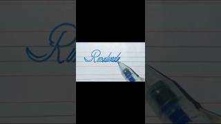 Rosalinda write ✍️ in beautiful cursive style calligraphy handwriting [upl. by Kylie136]