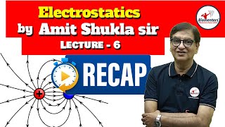 Recap of Electrostatic L  6 l important MCQs l Amit Shukla Sir [upl. by Ansev]