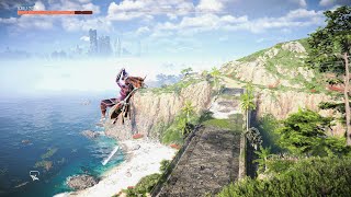 Horizon Forbidden West Locations Exploring Big Sur Area Cliffs of the Cry Emcco86 PSN [upl. by Anicnarf]