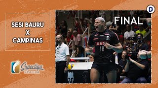 SESI Bauru x Campinas  FINAL  Melhores Momentos  Superliga Masculina 2324 [upl. by Iliam795]