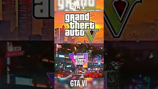 DIFFERENCE BETWEEN GTA V AND GTA VI ✅️🔥😍foryou gtav gtavi shorts short RockstarGames [upl. by Tani880]