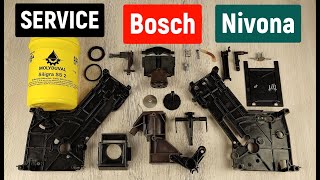 Repair and maintenance of the brew unit of the BOSCH NIVONA coffee machine Service coffee machine [upl. by Neetsuj878]