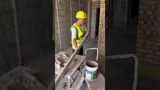 How to do perfect plaster on blocks construction plaster plasteronblocks plasterer [upl. by Adnaw399]