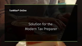 TaxWise® Online The Solution For the Modern Tax Preparer [upl. by Yetta]