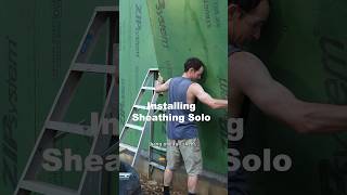 Installing Sheathing Solo construction [upl. by Berti]