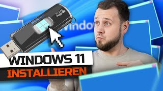 Windows 11 installieren deutsch 2022 USBStick erstellen  Windows einrichten [upl. by Jedd]