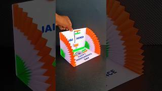 🇮🇳 15 August Greeting Card Making 🇮🇳  Paper Craft shorts trending viral [upl. by Bautista]