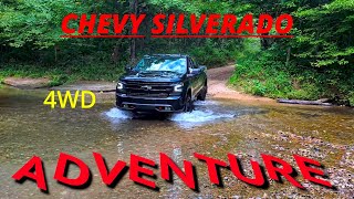 Chevy Silverado Trail Boss 4 wheeling on Scooters Loop TN [upl. by Mcnelly150]