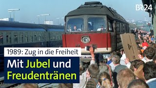 DDRFlüchtlinge 35 Jahre nach der Ankunft der Prager Züge in Hof  BR24 [upl. by Isidor]