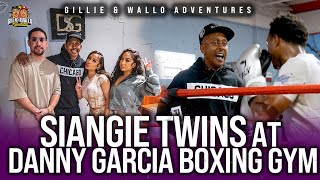 GILLIE VISITS DANNY GARCIA amp SIANGIE TWINS [upl. by Christianna]