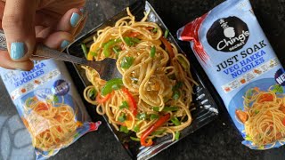 Restaurant Style Hakka Noodles  chingssecret Just Soak Hakka Noodles  Desi Chinese Under 10 min [upl. by Roda]