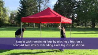 How to setup an instant canopy pop up tent [upl. by Goldia7]