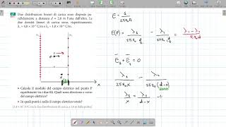 Campo elettrico  distribuzioni di carica  03 [upl. by Ymaj883]