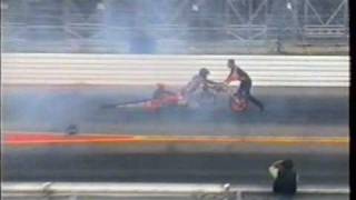 Drag Racing 1995  Super Twin Top Fuel Quarter finals  Nitrolympix Hockenheim [upl. by Bruyn]