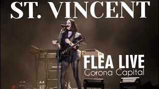 ST VINCENT  Flea LIVE Mexico Corona Capital 2024 By Eduardo Del Valle [upl. by Eiznekcam]