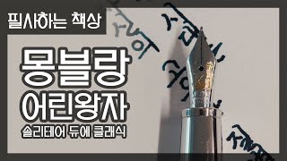 모든 시대는 ○○를 가지고 있다 몽블랑 어린왕자 F닙 만년필로 필사하기 [upl. by Earal114]