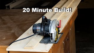 Make This Circular Saw Track Saw GuideWith a Circular Saw [upl. by Om]