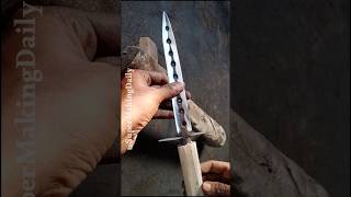 Dagger Making From File shorts diycrafts [upl. by Nosyarg31]