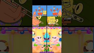 Timmy Trumpet  Patrick 🩷💚 spongebob trumpet mytalkingangela2 trending viral funny shorts [upl. by Assirual]