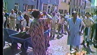 Fethard Festival 1987Wheelbarrow race [upl. by Adalia]