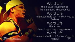 John Cena 5th WWE Theme Song  quotBasic Thugonomicsquot with download link and lyrics [upl. by Denae]