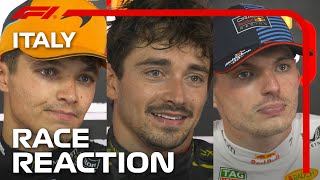 Drivers Reaction After the Race  2024 Italian Grand Prix [upl. by Ashling222]