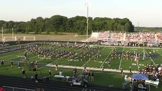 Hilliard Bradley Marching Band Team Entrance August 30 2024 vs Hilliard Darby [upl. by Sapphera233]