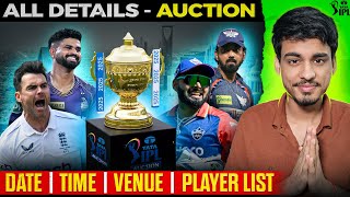 IPL 2025 Auction  ANDERSON aaya h 😯🤯 Mega Auction Date Time Venue Players List  Full Details [upl. by Mohn823]