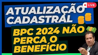 live Como Atualizar o Cadunico BPC 2024 [upl. by Akcirre]