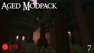 The Settlement Begins in Aged  Minecraft Aged Modpack Live Gameplay 7 [upl. by Ybot]