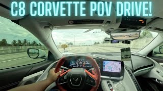 POV  You Drive Your C8 Corvette In South Florida [upl. by Nyvlem644]