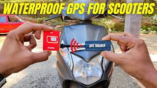 Waterproof GPS Tracker ഏത് സ്കൂട്ടറിൽ വേണേലും പിടിപ്പിക്കാം GPS with Sim For Scooter Se Track GPS [upl. by Miquela]