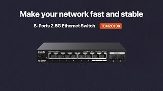 8Port 25G Ethernet Switch with 210G SFP slots [upl. by Kendre]