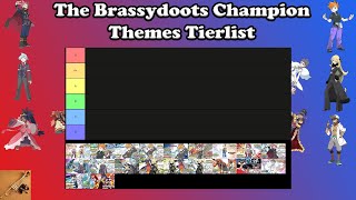 Ranking EVERY Pokémon Champion Theme Tier List [upl. by Fasto]