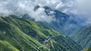 The road to the Omalo village through the Abano pass in Georgia [upl. by Akinert824]