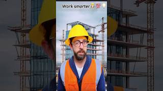 Part 2  Work smarter👷🏻‍♀️💯💡🇺🇸work smart construction viralvideo xuhuong shorts [upl. by Lalittah]