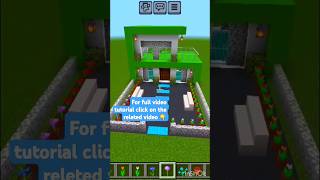 Minecraft modern house toturial minecraft ytshorts modernhouse trendingshorts shorts virals [upl. by Inalawi]