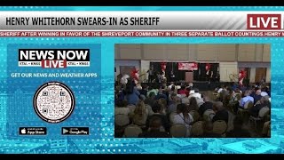 Caddo Parish Sheriff Whitehorn swearingin ceremony [upl. by Khalsa]