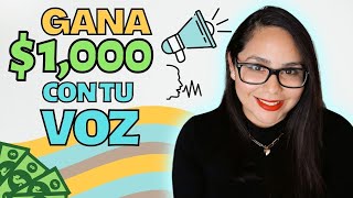 COMO GANAR DINERO EN INTERNET CON TU VOZ Trabajo desde casa SIN EXPERIENCIA  Liz Romero Oficial [upl. by Brecher465]