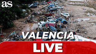 CLEAN UP underway in FLOODHIT VALENCIA  LIVE [upl. by Aciruam271]