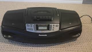 PANASONIC RX DS 16 CdTape player boombox [upl. by Osborne]