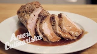 How to use leftover Glögg Pork Loin Fläskfile  Americulinariska [upl. by Genesa218]