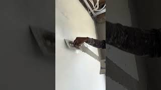 How to Do Basic Skim Coating  Construction Work shorts shortvideo [upl. by Airom92]