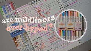 review are mildliners overhyped  new colours  swatches [upl. by Eldreeda186]