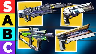 Ranking Every Exotic Weapon in Destiny 2 PvP 2023 [upl. by Dibru]