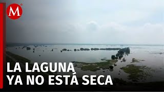 Laguna de Zumpango al 65 de llenado tras estar completamente seca en marzo Conagua [upl. by Aggappe]