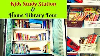 Books Organization  Study station for kids  7 Great Tips to setup a Home Library [upl. by Gannie]