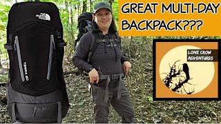 North Face Terra 50L Backpack Review 2019  Multi Day Backpacking [upl. by Dole183]