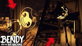 GHOST BENDY BACKWARD MAP amp BUGS  Bendy and the Ink Machine Chapter 2 backwards Hacking [upl. by Onida]