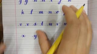 how to use CUT Marker 604 English handwriting sessionlesson12 [upl. by Rehpotsyrhc]